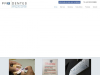 pro-dentes.at Webseite Vorschau