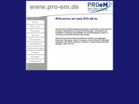 pro-em.de Webseite Vorschau