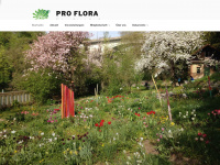 pro-flora.ch Webseite Vorschau