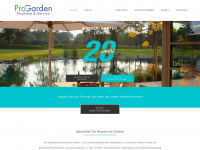 pro-garden.de Webseite Vorschau