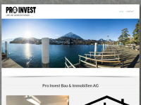 pro-invest.ch Webseite Vorschau