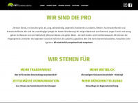 pro-kleinwalsertal.at Webseite Vorschau