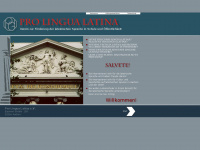 pro-lingua-latina.de Webseite Vorschau