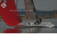 pro-marine-yachting.de Webseite Vorschau