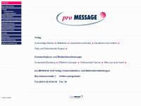 pro-message.de Webseite Vorschau