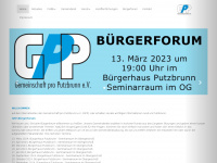 pro-putzbrunn.de Webseite Vorschau