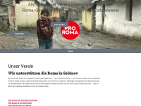 pro-roma.ch Webseite Vorschau