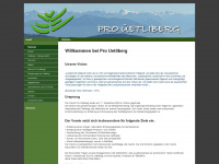 pro-uetliberg.ch Webseite Vorschau
