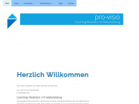 pro-visio.de Webseite Vorschau