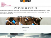 pro1media.de Webseite Vorschau