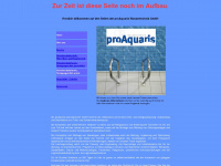 proaquaris.de Webseite Vorschau