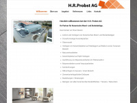 probstag.ch Webseite Vorschau