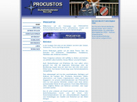 procustos.ch Webseite Vorschau