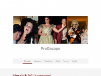 prodacapo.de Webseite Vorschau