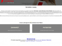 prodental-leipzig.de Webseite Vorschau