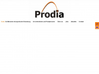 prodia.de Webseite Vorschau