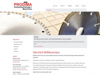 prodima.de Webseite Vorschau