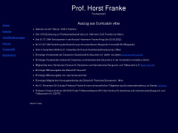 prof-franke.de Webseite Vorschau