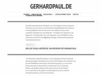 prof-gerhard-paul.de Webseite Vorschau