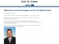 prof-knittel.de Webseite Vorschau