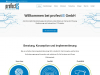 profectis.ch Webseite Vorschau