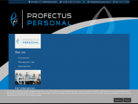 profectus-personal.de Webseite Vorschau