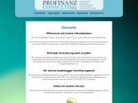 profinanz-consulting.de Webseite Vorschau