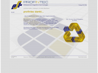 profintec.ch Webseite Vorschau