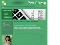 profirma-online.de Webseite Vorschau