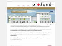 profund-gmbh.de Webseite Vorschau