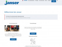 janser.com Webseite Vorschau