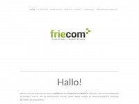 friecom.at Webseite Vorschau