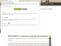 adlerparkett.com Webseite Vorschau