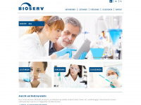bioserv.de Webseite Vorschau