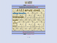 tilianus.net Webseite Vorschau