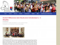 musikverein-schrattenbach.de Webseite Vorschau
