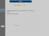 archae.net Webseite Vorschau