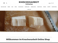 knochenarbeit-shop.de Webseite Vorschau