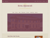 hotel-friedrichs.de Webseite Vorschau