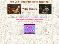 medieval-music.de Webseite Vorschau