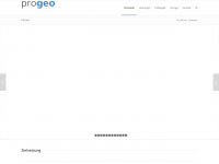 progeo.ch Webseite Vorschau
