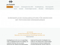prohumanis.at Webseite Vorschau