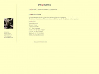 proinpro.de Webseite Vorschau