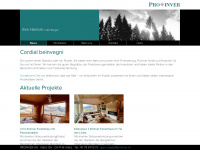 proinver.ch Webseite Vorschau