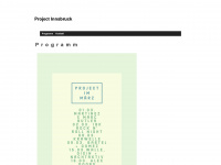 project-innsbruck.at Webseite Vorschau