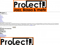 projectj.de Webseite Vorschau