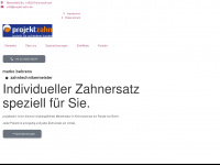 projekt-zahn.de Webseite Vorschau