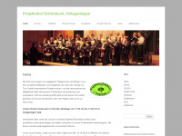 projektchor-schoenbuch.de Webseite Vorschau