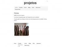 projetos.de Webseite Vorschau