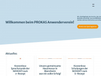 prokas-anwenderverein.de Webseite Vorschau